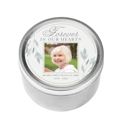 Forever In Our Hearts Photo Canister Candle
