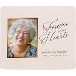 Forever In Our Hearts Photo Plush Blanket