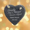 Forever Loved Slate Heart Ornament