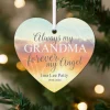 Forever My Angel Memorial Heart Ornament