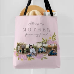 Forever My Friend Photo Collage Tote Bag