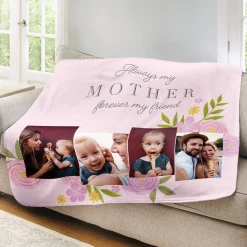 Forever My Friend Photo Collage Plush Blanket