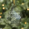 Forever with the Angels Teardrop Ornament