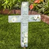 For Loved Ones Garden Solar LED Cross