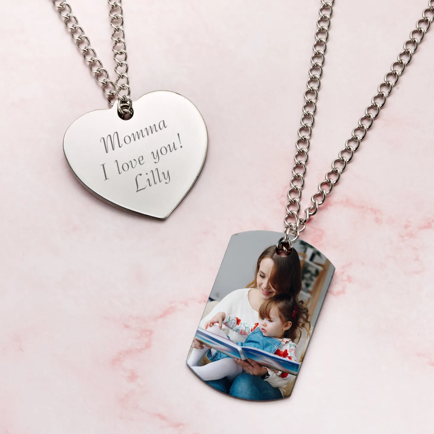 For My Mother Photo Pendant