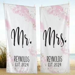 For the Couple Beach Towel Set