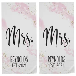 For the Couple Beach Towel Set