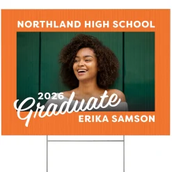 Framing the Future Graduation Photo Yard Sign
