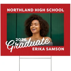 Framing the Future Graduation Photo Yard Sign