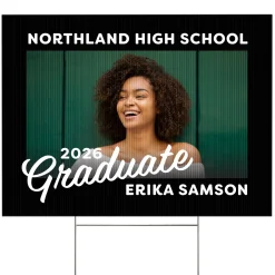 Framing the Future Graduation Photo Yard Sign