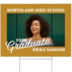 Framing the Future Graduation Photo Yard Sign