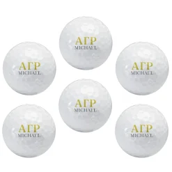 Fraternity Greek Letters Golf Ball Sets