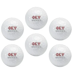 Fraternity Greek Letters Golf Ball Sets
