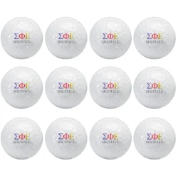 Fraternity Greek Letters Golf Ball Sets
