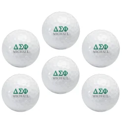 Fraternity Greek Letters Golf Ball Sets