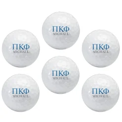 Fraternity Greek Letters Golf Ball Sets