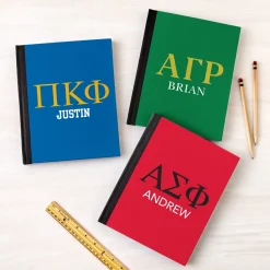 Fraternity Greek Letters Notebook