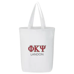 Fraternity Greek Letters Tote Bag