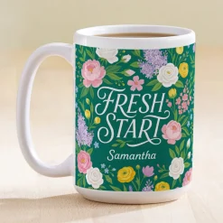 Fresh Start Flower Mug