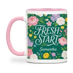 Fresh Start Flower Mug