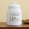 Friendly Family Characters Cookie Jar