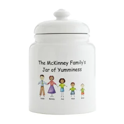 Friendly Family Characters Cookie Jar