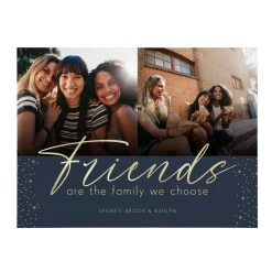 Friends are Family Photo Wood Block