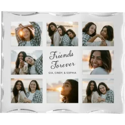 Friends Forever Photo Collage Acrylic Block