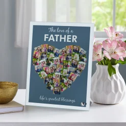 From The Heart Glass Photo Frame