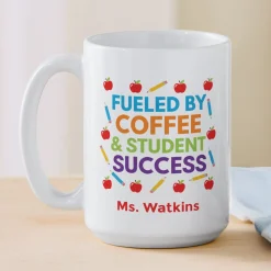 Fueled by Coffee Teacher Mug