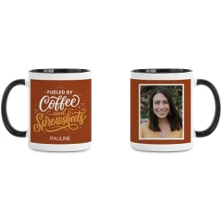 Fueled by Spreadsheets Funny Accountant Photo Mug