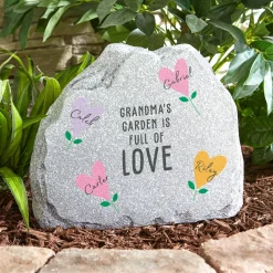 Full of Love Standing Garden Stone