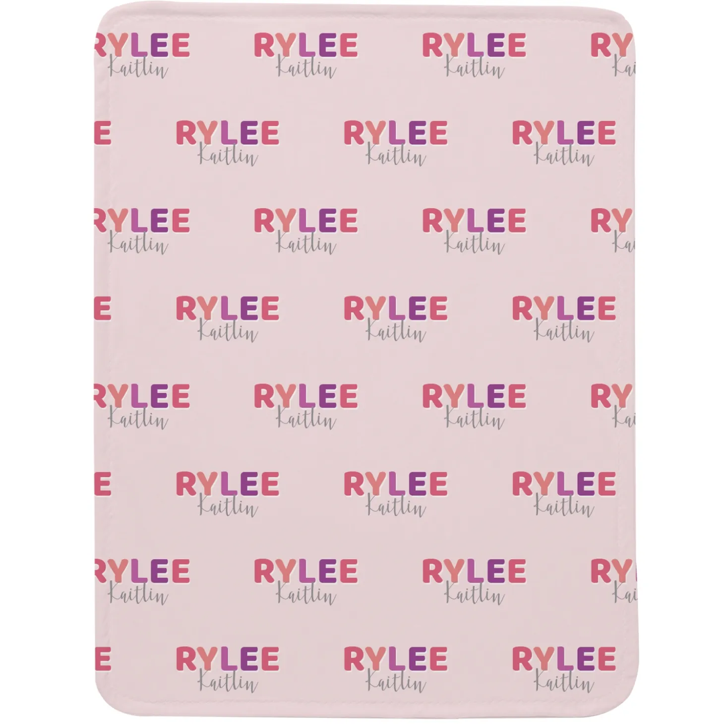 Fun Block Name Blanket