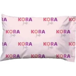 Fun Block Name Pillowcase