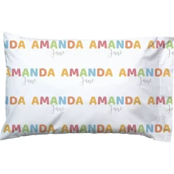 Fun Block Name Pillowcase