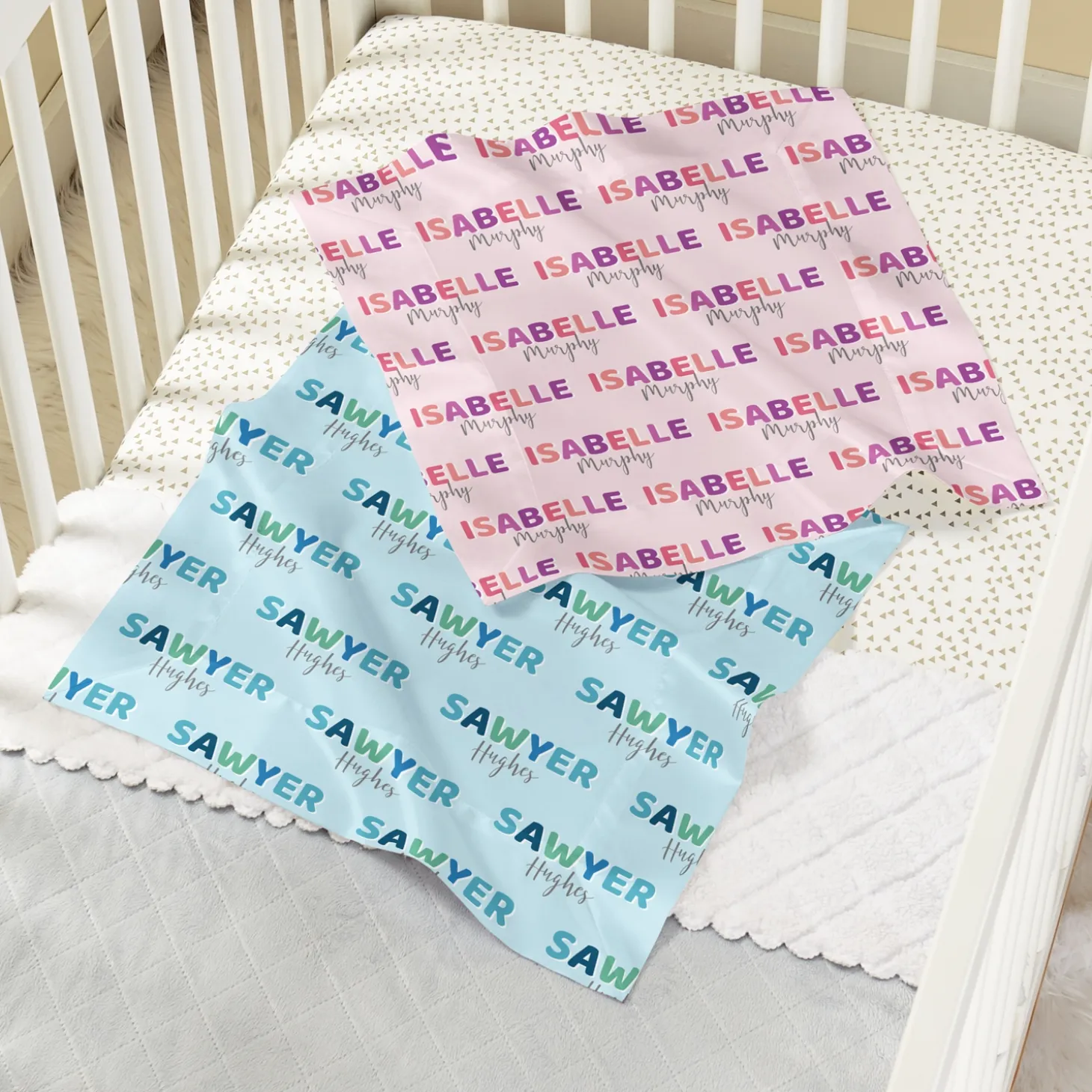 Fun Block Name Security Blanket