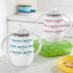 Fun Block Name Sippy Cup