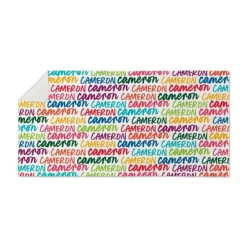 Fun Colorful Name Beach Towel