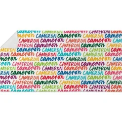 Fun Colorful Name Beach Towel