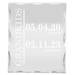 Fun Family History Acrylic Block