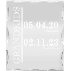 Fun Family History Acrylic Block