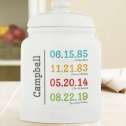Fun Family History Cookie Jar