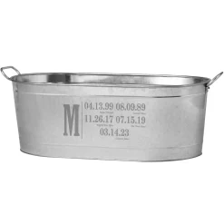 Fun Family History Planter Tub