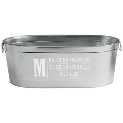 Fun Family History Planter Tub