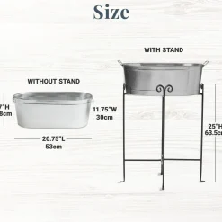 Fun Family History Planter Tub