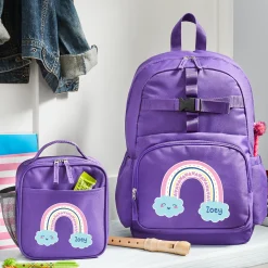 Fun Graphic Purple Backpack Collection