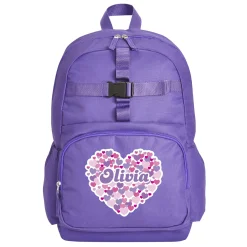 Fun Graphic Purple Backpack Collection