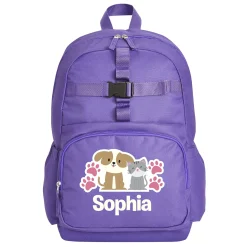 Fun Graphic Purple Backpack Collection