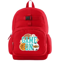Fun Graphic Red Backpack Collection