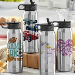 Fun Graphic Stainless Steel Water Bottles